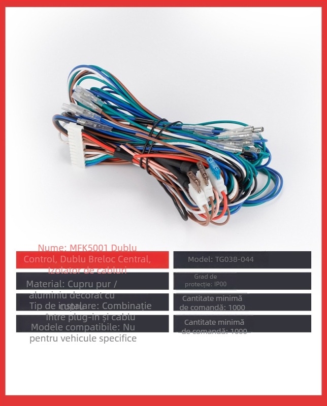 Sistem de încuietoare centrală pentru mașină, controlat prin telefon, cu alarmă antifurt — Tang Gong, material de contact: cupru pur / cupru acoperit cu aluminiu, aplicație: electronic