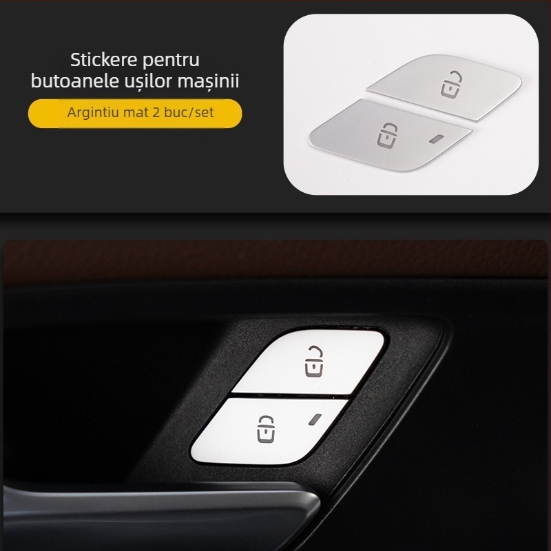 SNBLO etichetă pentru butonul de control central pentru Mercedes-Benz GLB220, GLA200, EQB260, GLE350, GLS450 | Model: Buton de mouse | Material: Altul