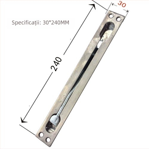 Mecanism central de încuire pentru uși din oțel inoxidabil, model YX-8036, stil modern simplu