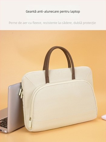 Geantă de laptop pentru femei - impermeabilă, ultra-ușoară, rezistentă la uzură, Oxford țesătură, căptușeală din poliester