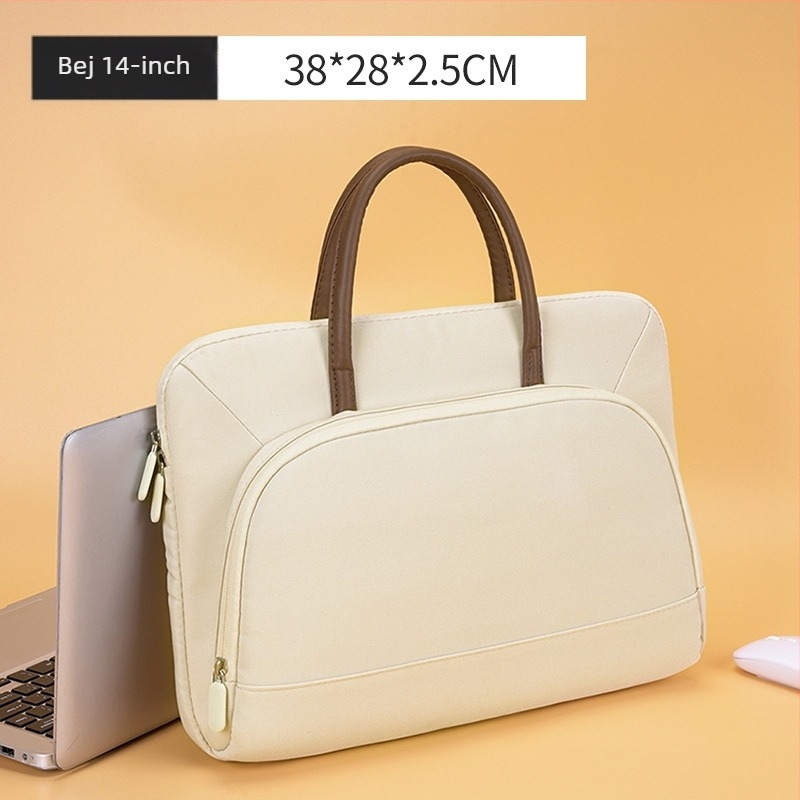 Geantă de laptop pentru femei - impermeabilă, ultra-ușoară, rezistentă la uzură, Oxford țesătură, căptușeală din poliester