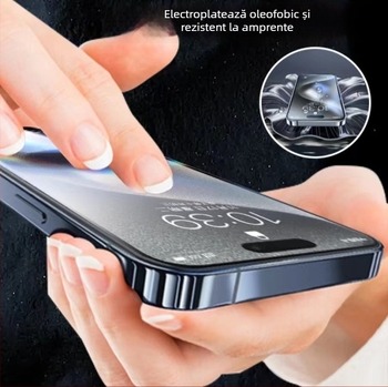 Protecție ecran din sticlă temperată pentru iPhone 14 Pro Max - Anti-Peep, acoperire completă, rezistent la căderi