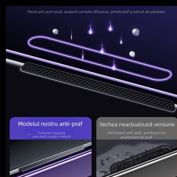 Membrane Protecție ecran din sticlă temperată pentru iPhone 16 Pro Max, acoperire completă, HD, protecție a intimității