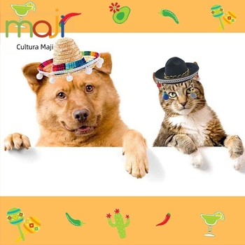 Bentiță de cap cu pălărie de festival — model grilă, poliester, imprimare, pentru toate sezoanele, stil Japonia și Coreea de Sud