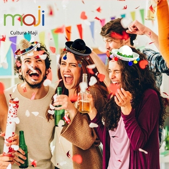 Bentiță de cap cu pălărie de festival — model grilă, poliester, imprimare, pentru toate sezoanele, stil Japonia și Coreea de Sud