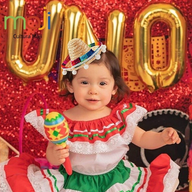 Bentiță de cap cu pălărie de festival — model grilă, poliester, imprimare, pentru toate sezoanele, stil Japonia și Coreea de Sud