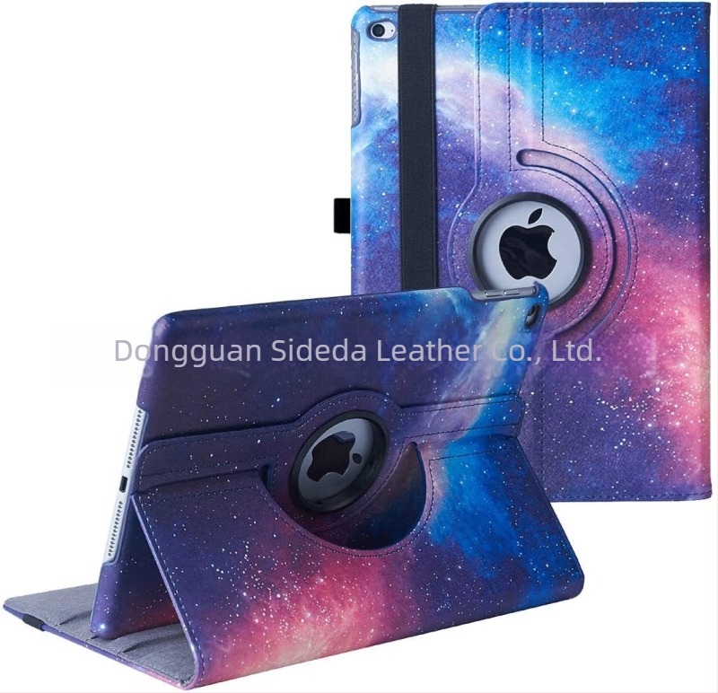 Carcasă rotativă din TPU pentru iPad (2018) cu inimă pictată