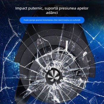 Cioc de siguranță auto pentru spargerea geamurilor, unealtă de salvare auto, ABS, 150 g, Tongtong optimization