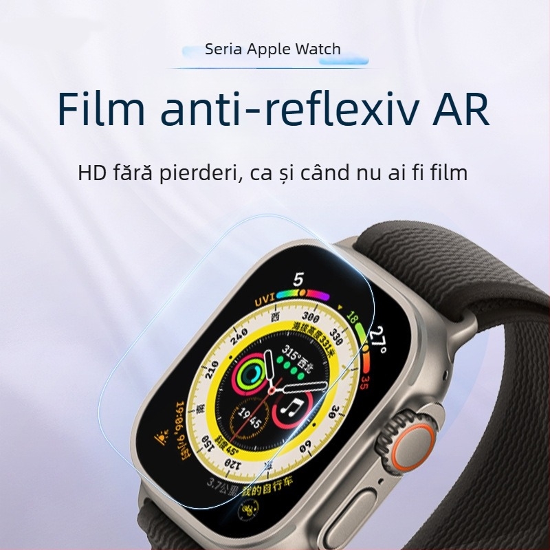 Protecție de ecran frontal pentru Apple iWatch Ultra, AR anti-reflexie, claritate HD