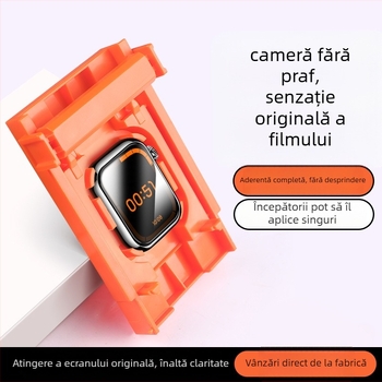 Folie de protecție pentru Apple Watch, compatibilă cu S10, SE, S9, S8, S7/S6 - protecție completă