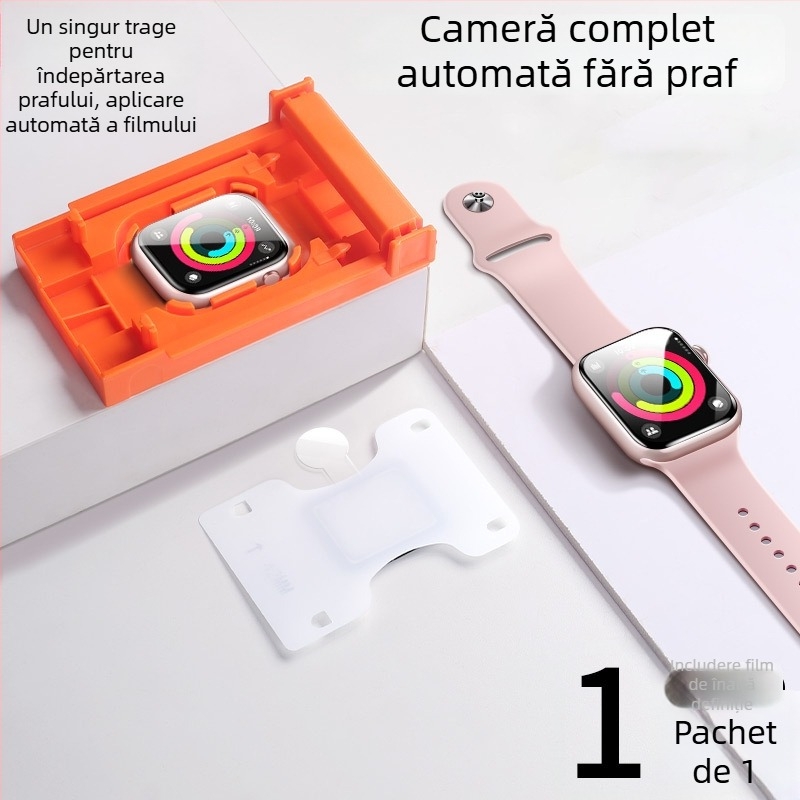 Folie de protecție pentru Apple Watch, compatibilă cu S10, SE, S9, S8, S7/S6 - protecție completă