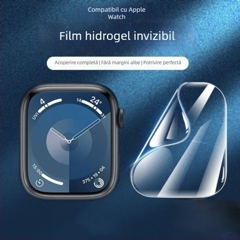 Protecție ecran frontal din hydrogel pentru dispozitive Apple, înaltă definiție, film moale
