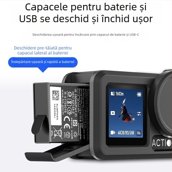 Time husă de protecție din silicon pentru DJI Action5 Pro/4/3 — protecție anti-cadere