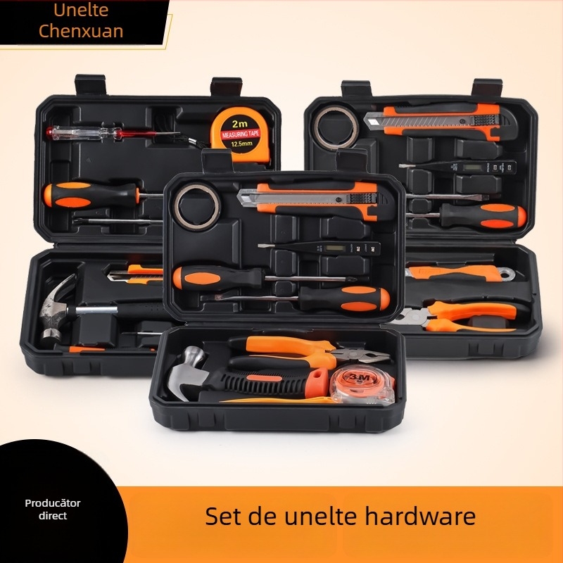 Set de 9 piese pentru reparații manuale, cu unelte din oțel carbon, potrivit pentru uz casnic și auto