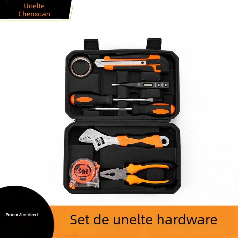 Set de 9 piese pentru reparații manuale, cu unelte din oțel carbon, potrivit pentru uz casnic și auto