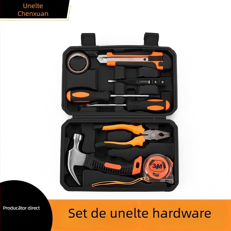 Set de 9 piese pentru reparații manuale, cu unelte din oțel carbon, potrivit pentru uz casnic și auto