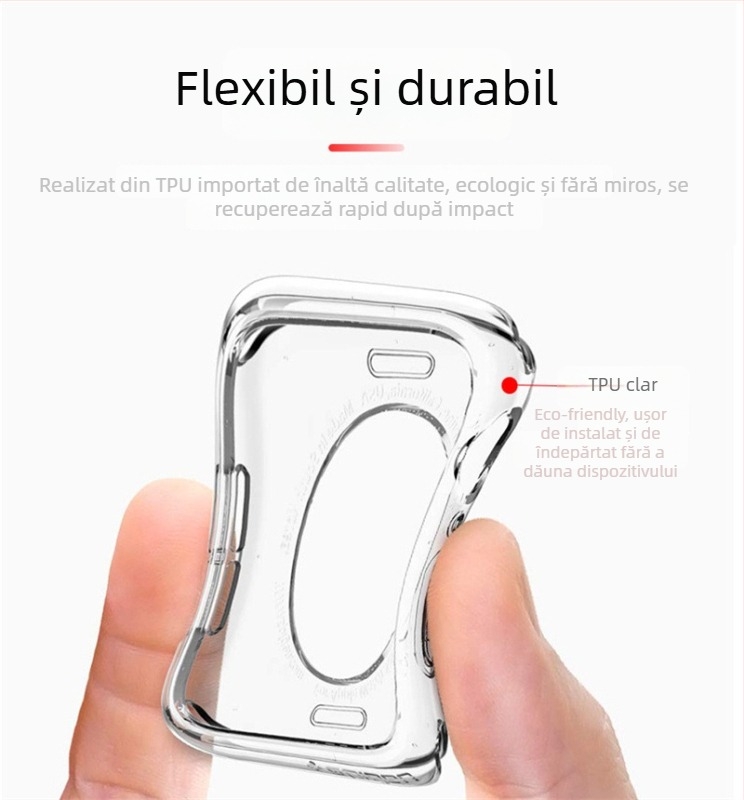 Carcasă TPU pentru Apple Watch iWatch7 (serii 4/5/6/SE) – protecție TPU, marcă neutră, etichetă privată licențiată