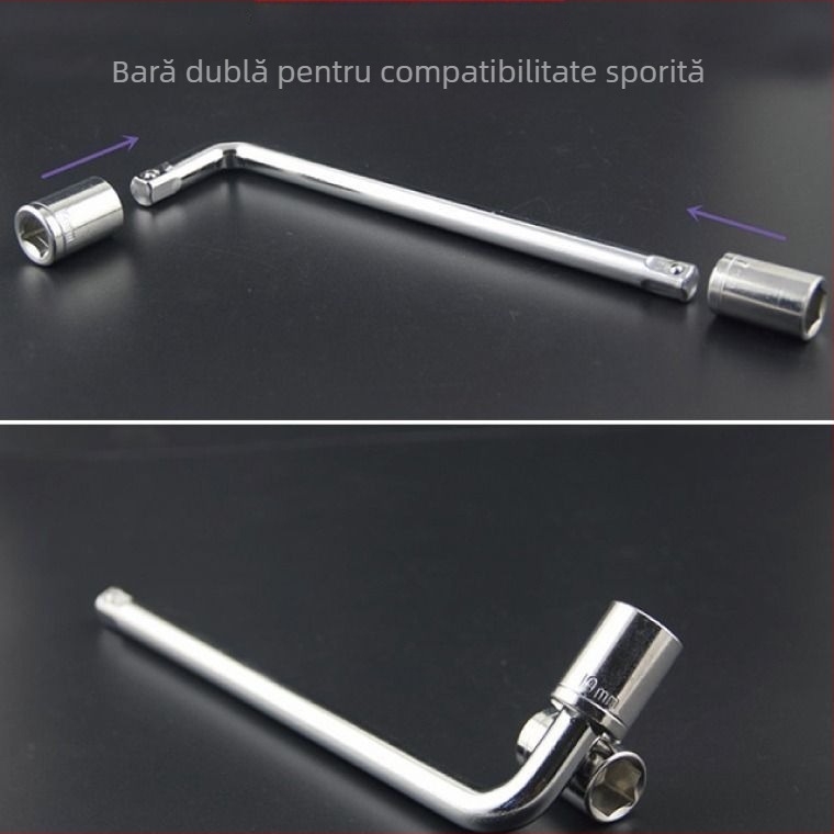 Set de unelte pentru reparații auto într-o cutie din plastic; brand Yisheng; set complet de unelte pentru reparații auto