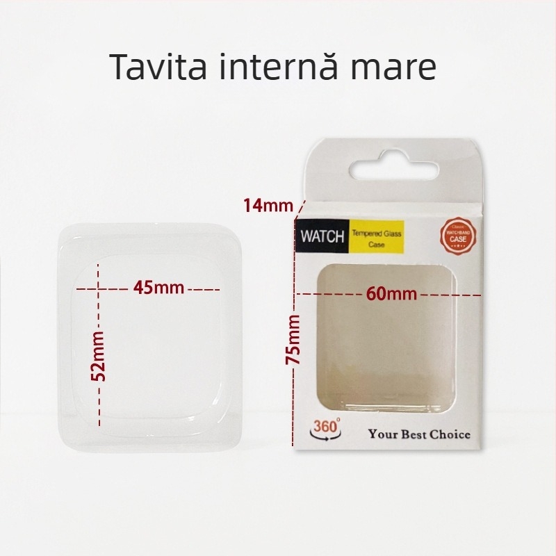 Cutie de ambalare pentru husă Apple Watch - Plastic, imprimare offset, personalizabil, capacitate de încărcare 100 kg