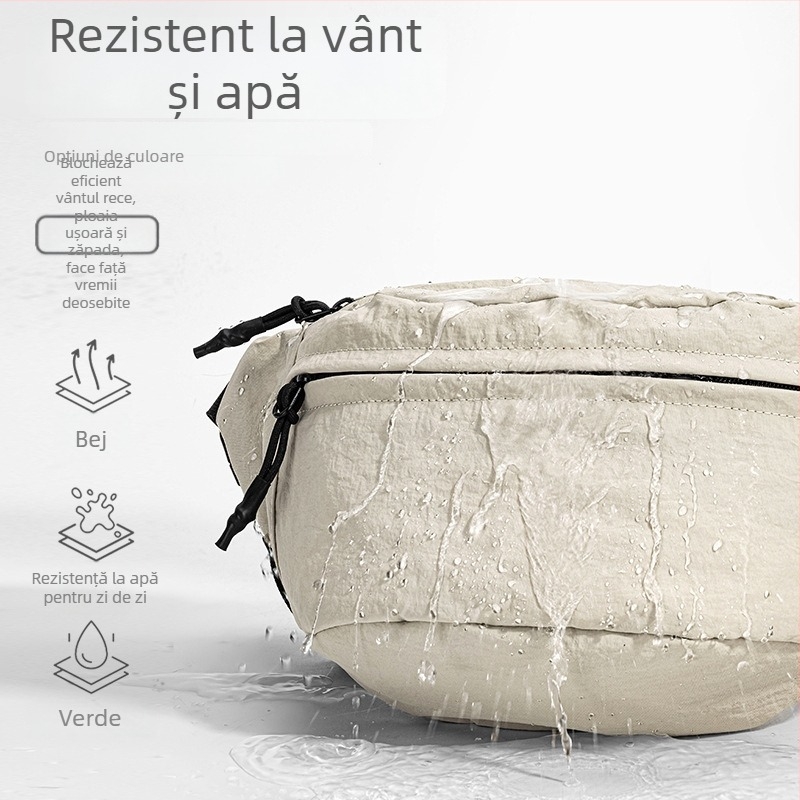 Geantă de piept pentru bărbați, nylon, rezistentă la uzură, toamnă 2025, pentru călătoriile de recreere