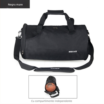 Geantă de umăr pentru bărbați – nylon exterior, căptușeală nylon, culoare solidă, model TTH3066, stil pentru călătorii de relaxare