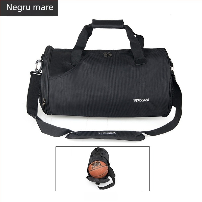 Geantă de umăr pentru bărbați – nylon exterior, căptușeală nylon, culoare solidă, model TTH3066, stil pentru călătorii de relaxare