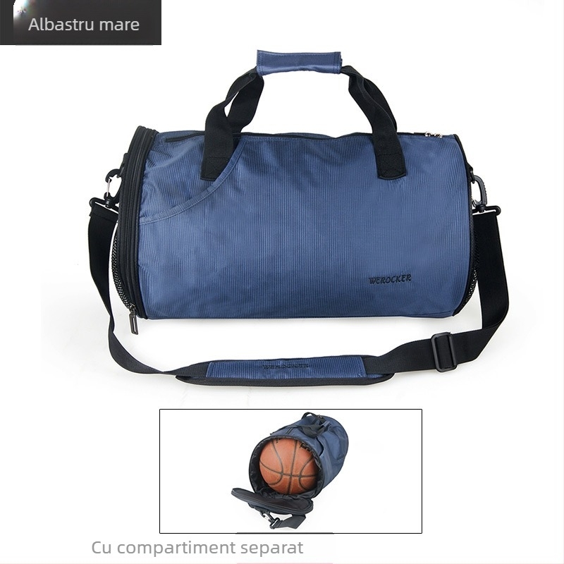 Geantă de umăr pentru bărbați – nylon exterior, căptușeală nylon, culoare solidă, model TTH3066, stil pentru călătorii de relaxare