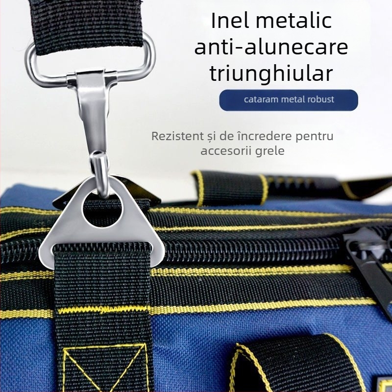 Geantă portabilă pentru electrician - rezistentă la uzură, impermeabilă, curea de umăr, multifuncțională, capacitate mare