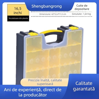 Cutie de unelte din plastic, protecție robustă, pentru depozitare unelte și hardware, Sheng bangrong, origine China