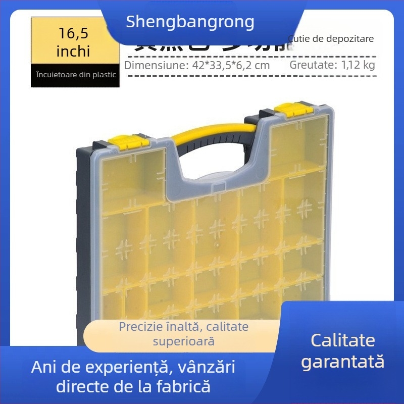Cutie de unelte din plastic, protecție robustă, pentru depozitare unelte și hardware, Sheng bangrong, origine China