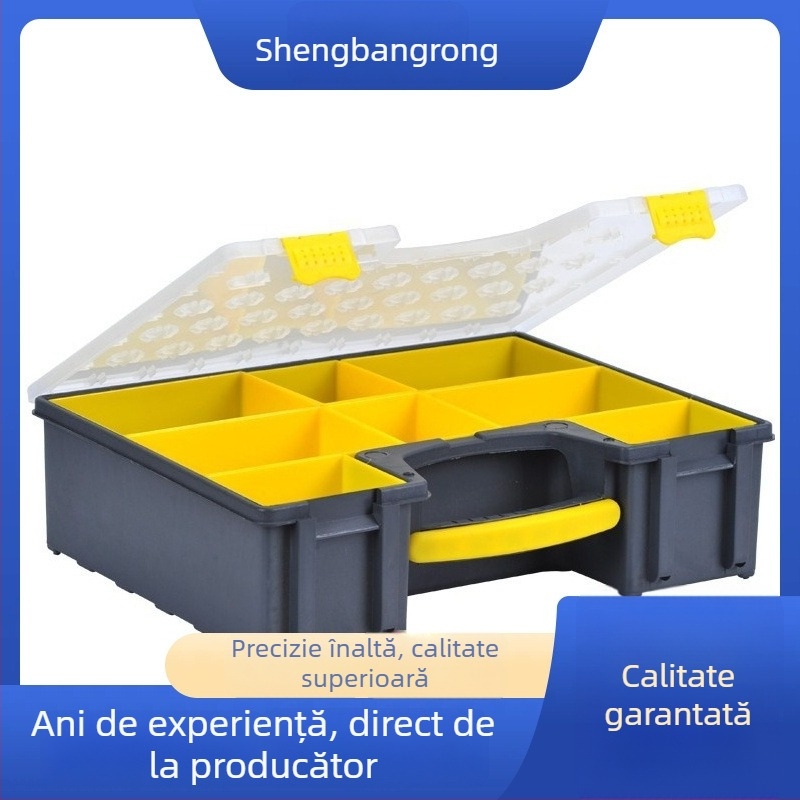 Cutie de unelte din plastic, protecție robustă, pentru depozitare unelte și hardware, Sheng bangrong, origine China