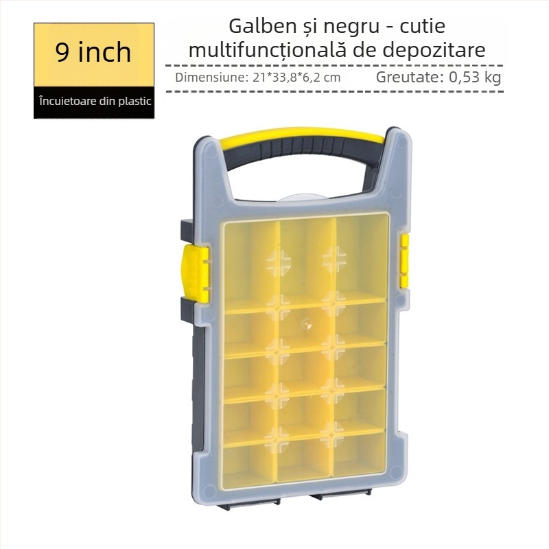 Cutie de unelte din plastic, protecție robustă, pentru depozitare unelte și hardware, Sheng bangrong, origine China