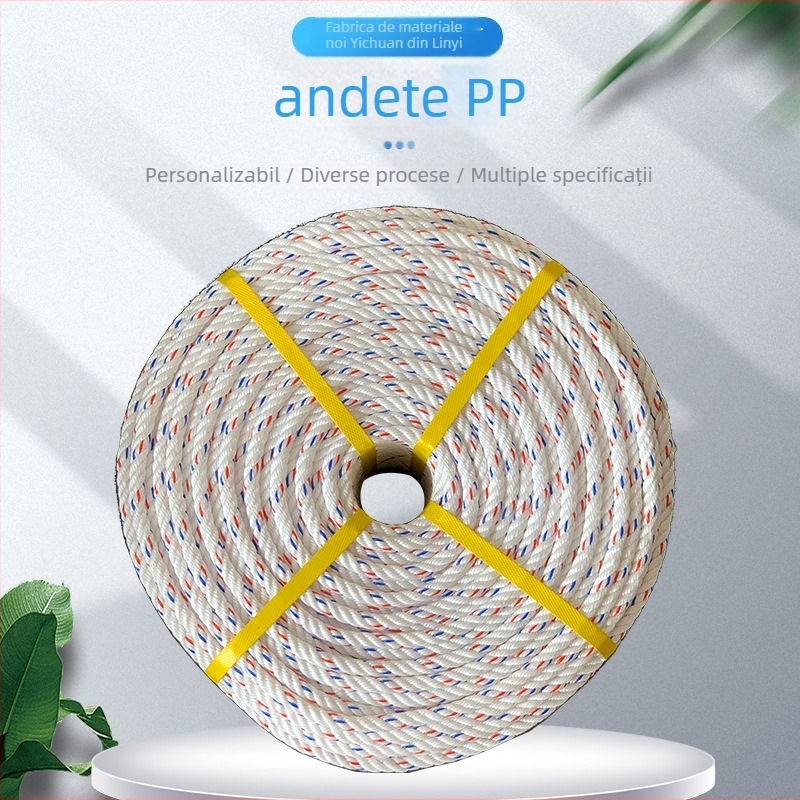 Sfoară din polipropilenă, multistrand — Brand Yichuan; Material: PP; Tip: multistrand; Rezistență la rupere: 1000 kg; Utilizare: împachetare