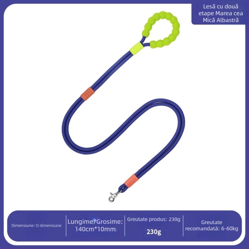Bandă de tractiune din nylon pentru câini - ham cu două secțiuni, crossbody, pentru câini de talie medie și mare