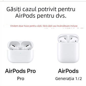 Husă TPU ZJ pentru AirPods Pro 2 și AirPods 4 – tip split, universal, turnată prin injecție