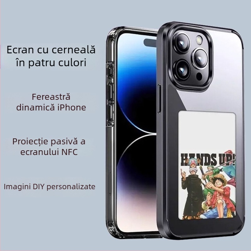 Carcasă din silicon pentru iPhone cu personalizare DIY a imaginilor, design ink-screen, anti-cadere, imprimare prin presare la cald