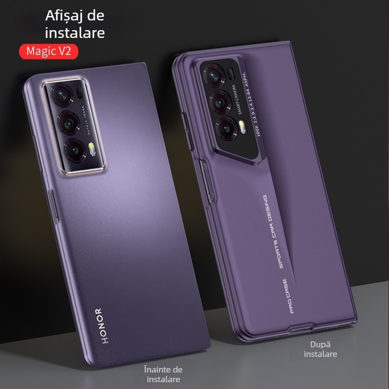 Carcasă pentru telefon Huawei Honor MagicV2 Blade, finisaj mat, protecție integrală, material PC, anti-cadere, cu posibilitate de personalizare