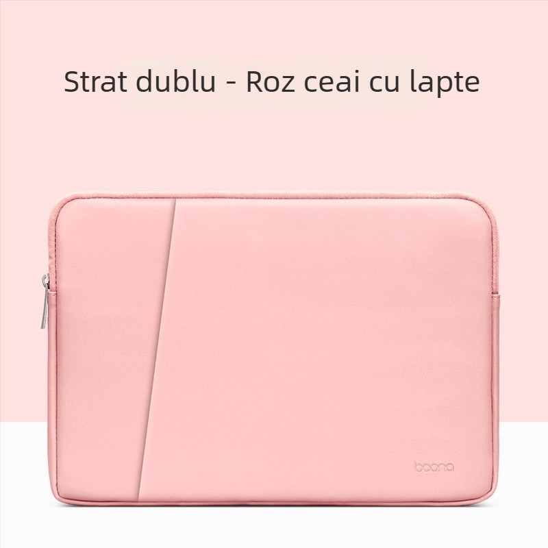 Baona husă internă din piele pentru notebookuri, compatibilă cu Lenovo, Huawei, Apple și altele – simplă și comodă