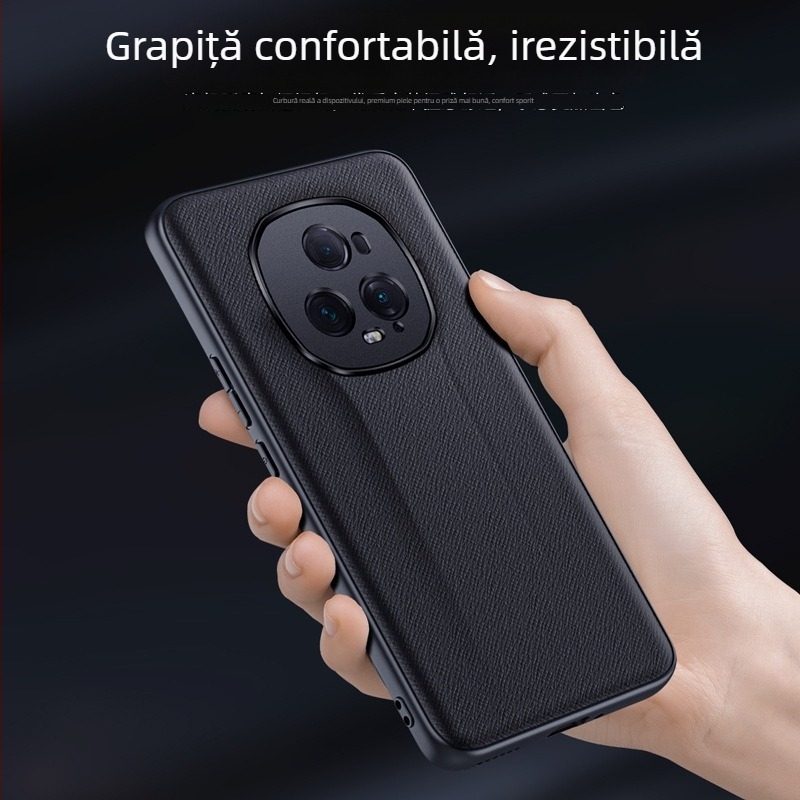 Carcasă pentru Glory Magic5 Pro, piele artificială, presare la cald, protecție la șocuri, antiamprentare