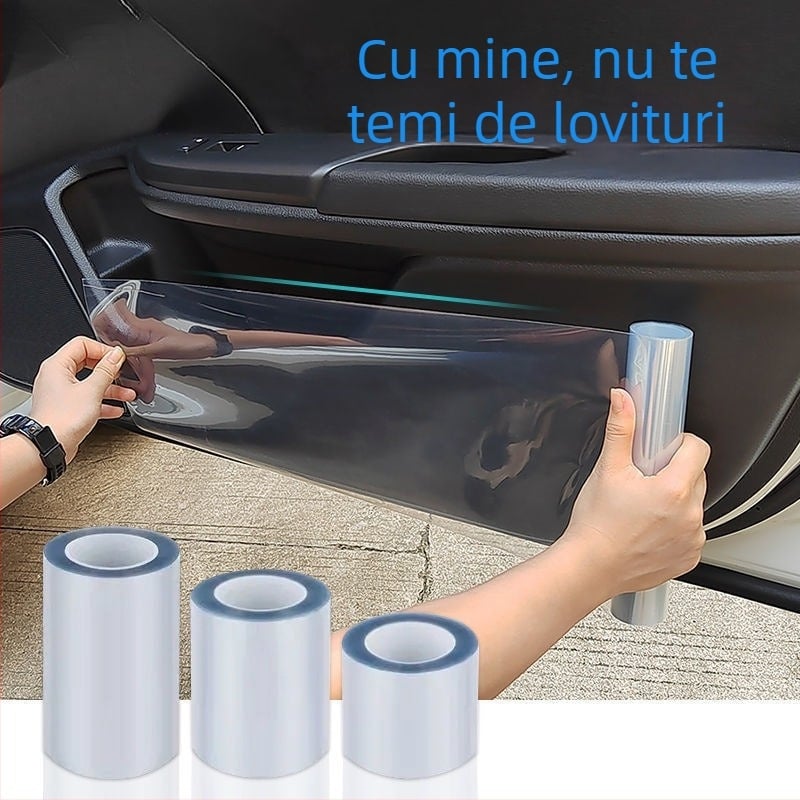 Autocolant complet pentru mașină cu folie de protecție transparentă anti-zgâriere și montaj Magnetic