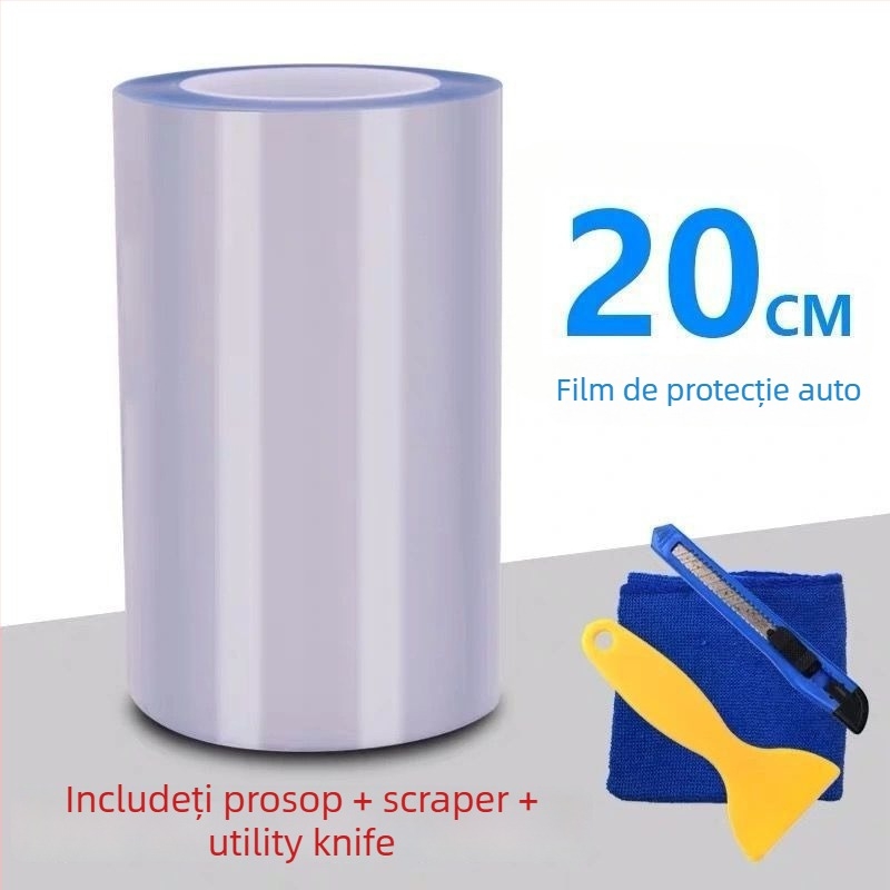 Autocolant complet pentru mașină cu folie de protecție transparentă anti-zgâriere și montaj Magnetic
