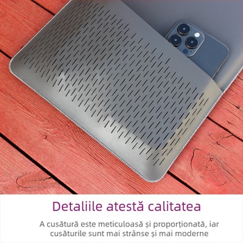 Geantă internă pentru MacBook Pro/Air — piele sintetică, liner bag, Kapok bay