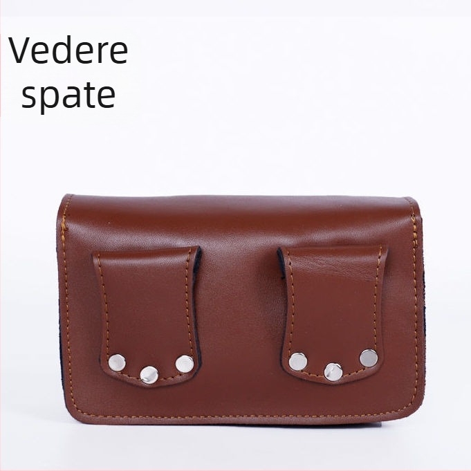 Geantă pentru telefon din piele naturală, căptușeală din piele de vită, Brand Unique, lansare primăvara 2025