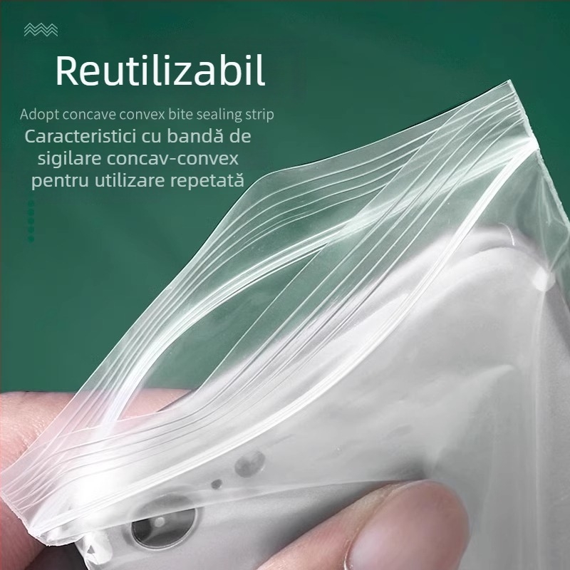 Geantă pentru telefon cu touchscreen, material impermeabil, pungă transparentă cu sigilare automată pentru depozitare; Capacitate: Alt; Ambalaj: Normal