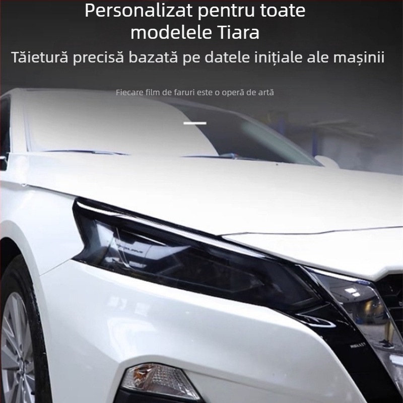 Folie TPU pentru faruri și stopuri Nissan – folie de schimbare a culorii, compatibilă cu Sylphy, X-Trail, Teana