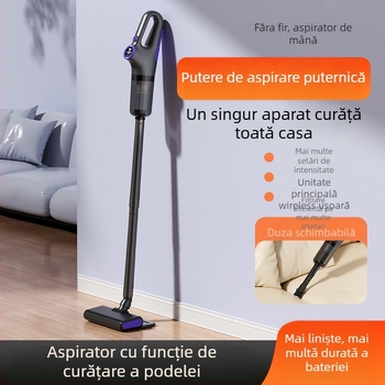 Aspirator fără cablu pentru mașină și casă - curățare umedă și uscată, aspirație până la 15 kPa, baterie încorporată 2000–2500 mAh, încărcare USB, perie 2-în-1 pentru curățare și aspirație
