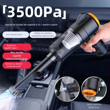 Aspirator auto HEPA, aspirație 11000 Pa, alimentare 220V, portabil