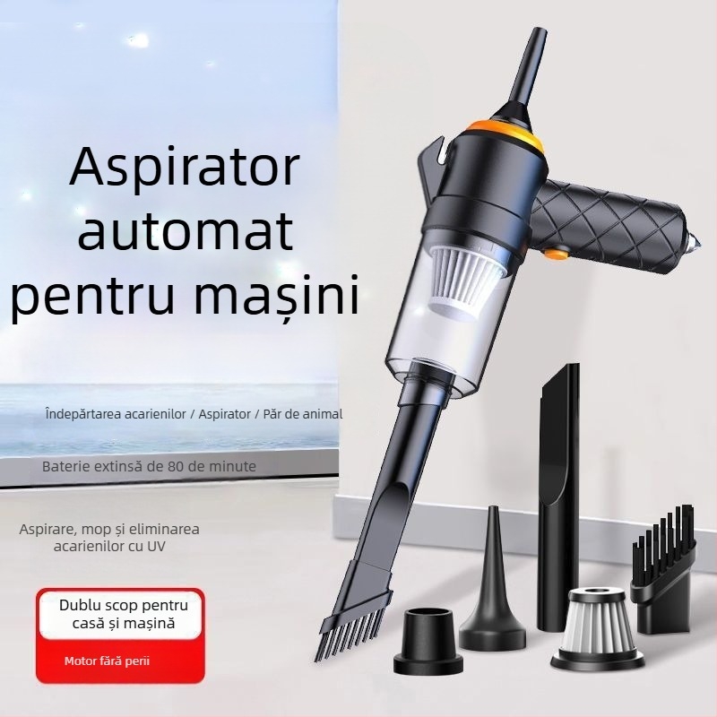 Aspirator auto HEPA, aspirație 11000 Pa, alimentare 220V, portabil