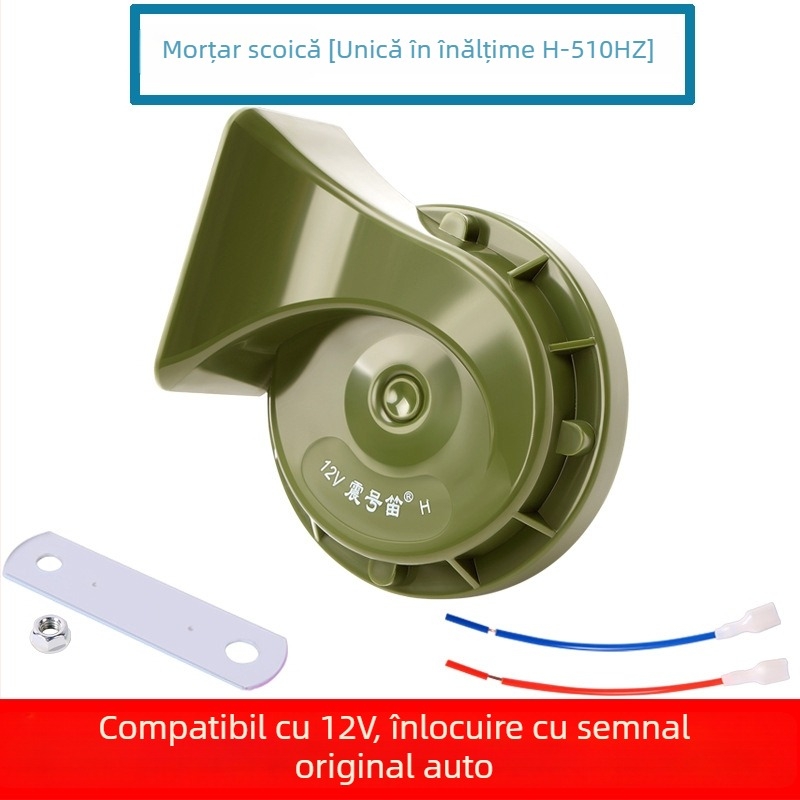 Claxon auto tip melc 1360, 60W, 12V, 50dB, 1Ω