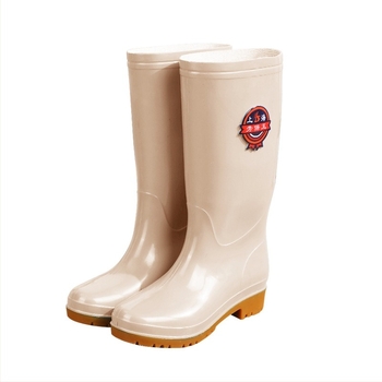 Cizme de ploaie pentru femei, înalte, talpă Oxford antiaderantă, impermeabile, rezistente la uzură, pentru bucătărie